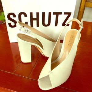 Anthropology - Schutz peep toe, NEW!